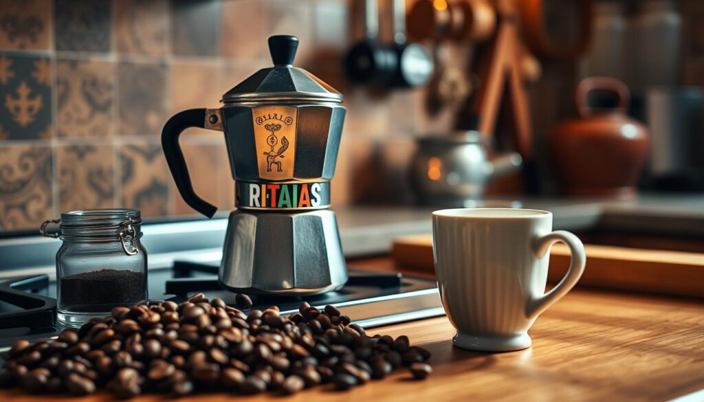 preparo de café