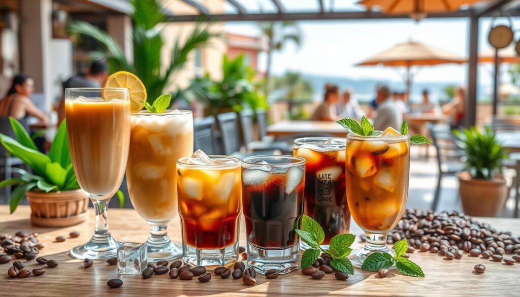 tendência de café gelado