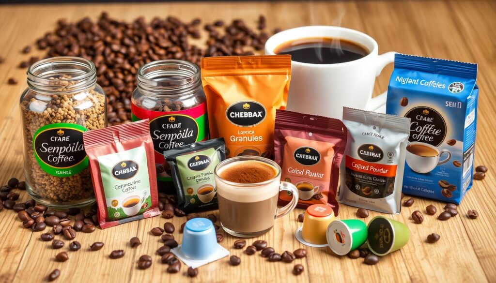 tipos de café solúvel